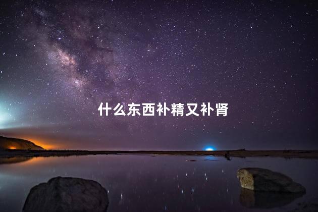 什么东西补精又补肾