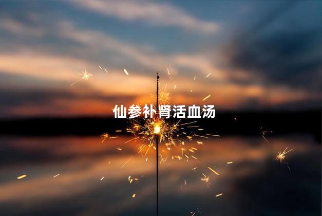 仙参补肾活血汤