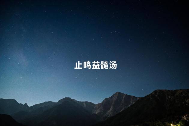 止鸣益髓汤
