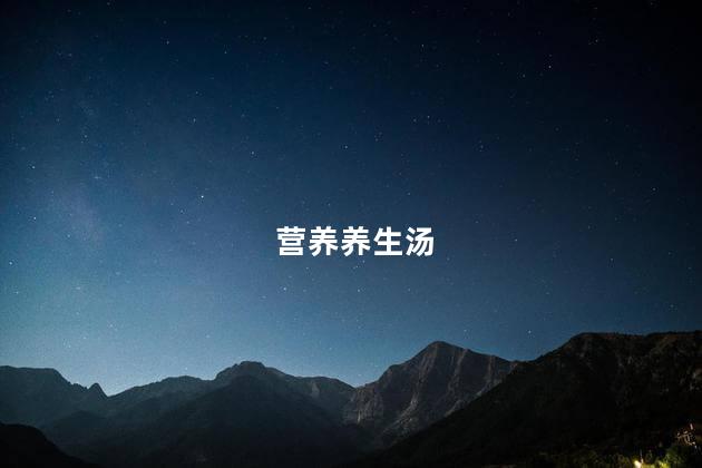 营养养生汤