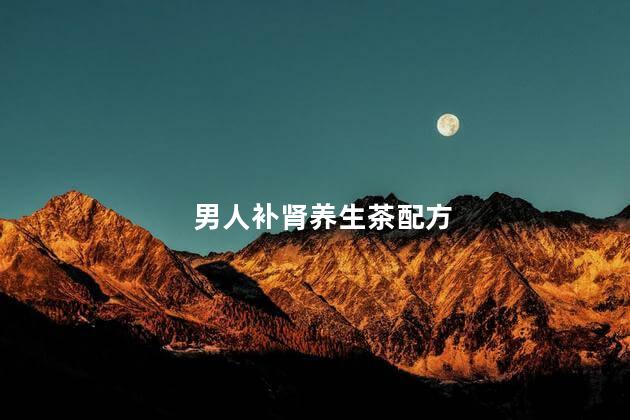 男人补肾养生茶配方
