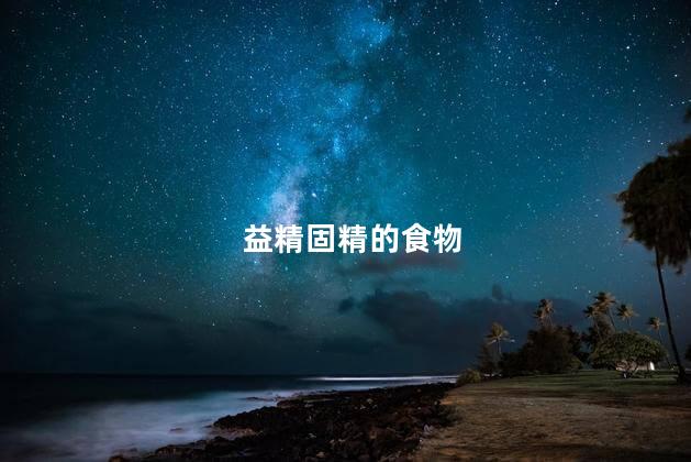 益精固精的食物