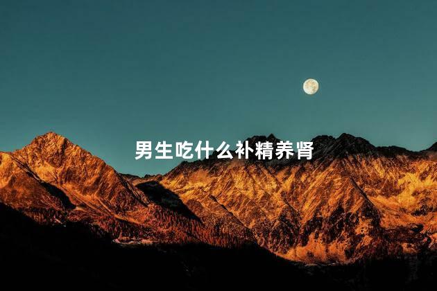 男生吃什么补精养肾