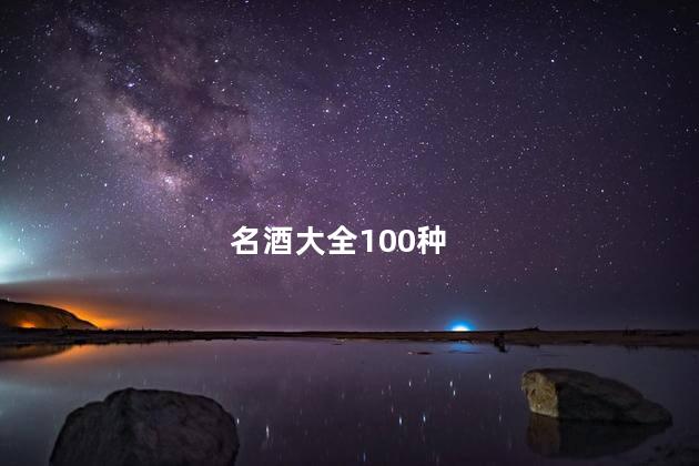 名酒大全100种