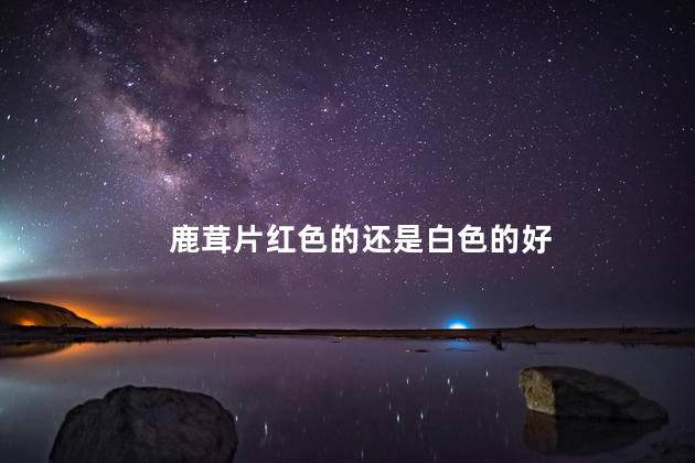 鹿茸片红色的还是白色的好