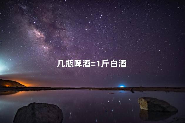 几瓶啤酒=1斤白酒