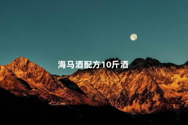 海马酒配方10斤酒